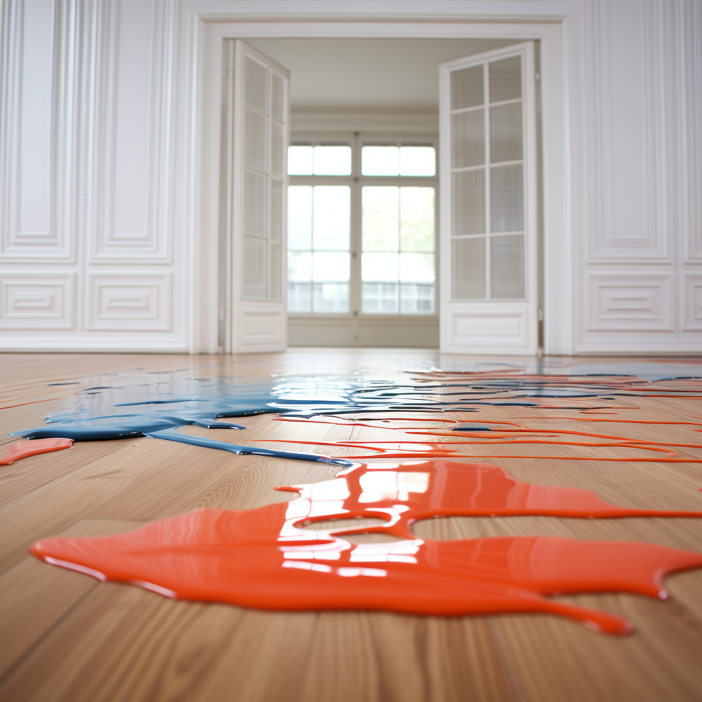 What are the best methods for cleaning up spills or overspray?
