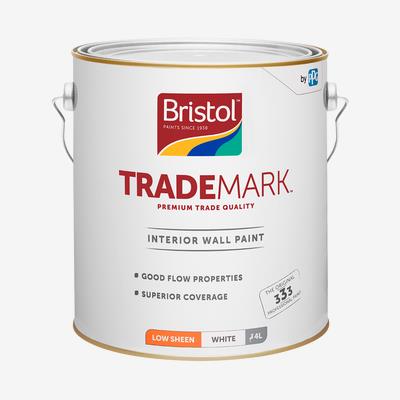 Bristol Trademark Interior Low Sheen White 15L — Bristol Paints Capalaba